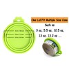 Comtim Pet Food Can Cover Silicone Can Lids for Dog