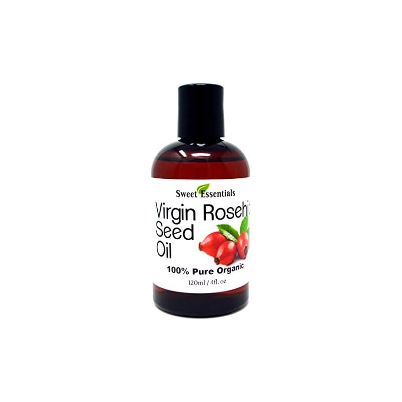 Organic Unrefined Virgin Rosehip Oil 4oz Bottle Premium 100% Pure