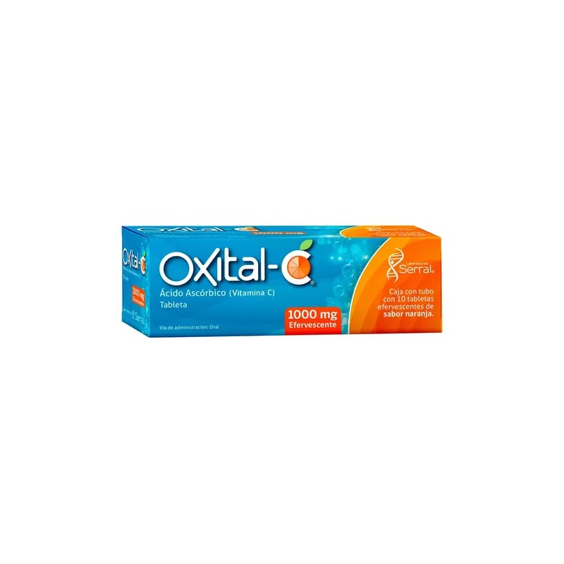 Oxital C Tableta 1000 Mg, 10 Tabletas