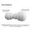 Lemoy 1/4 inch Union Reducer 3/8 inch Fitting Connection Parts