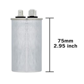 VEXUNGA 30uF 30 MFD 370VAC 440VAC 450VAC 50/60Hz CBB65 CBB65B C65R Run Start Capacitor for AC Unit Fan Motor Start or Pool Pump or Air Condenser Straight Cool