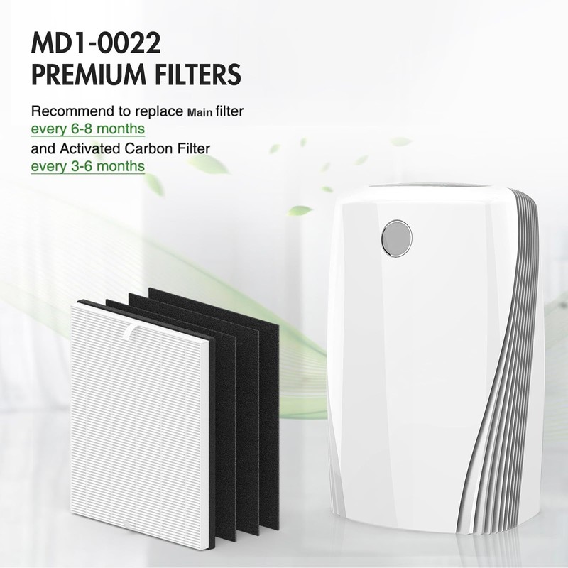 MD1-0022 Air Purifier Filter for Vornado AC300/AC350/AC500/AC550 & PCO200/PCO300/PCO375DC/PCO500 Series