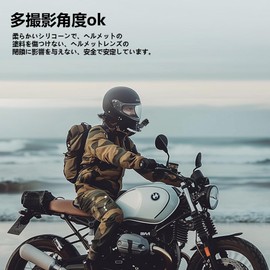 IIKisan Jaw Mount for Gopro Accessories, Motorcycle Helmet Lower Jaw Strap Mount Jaw Mount Jaw Mount Motorcycle Helmet Chin Mount Helmet Chin Holder Riding Fixing Accessory for GoPro Hero