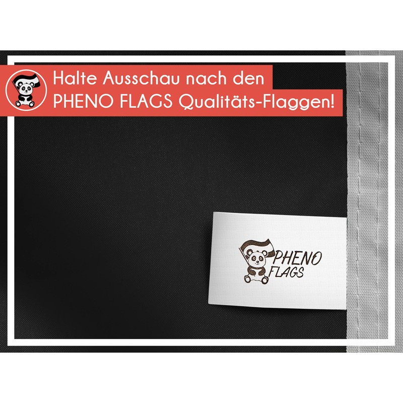 PHENO FLAGS Flag Against s – 90 x 150 cm