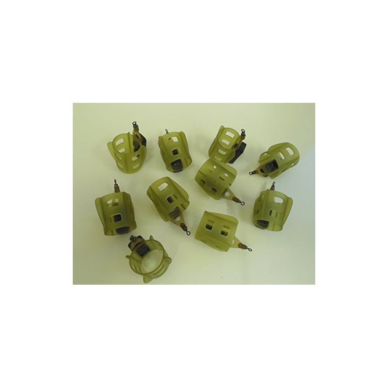 10 x Open Ended Fin Feeders - 25 grams. Carp/Coarse