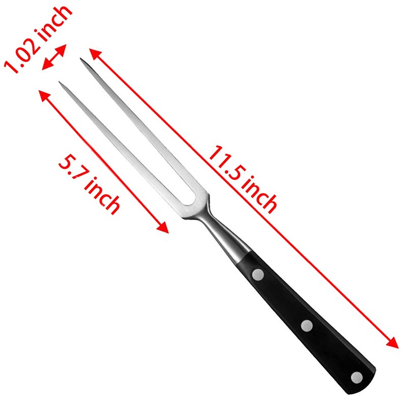 Heavy Stainless Steel Carving Fork,Barbecue Cooking Meat Fork, Used to