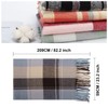 Women Tartan Scarf - Winter Long Scarves Plaid Warm Wraps