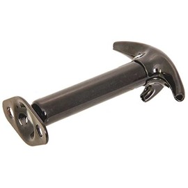 Straight Spring Loaded Latches, Black (1 Each)