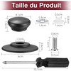 SPOKKI Set of 6 Bakelite Pot Lid Handles Universal Knobs