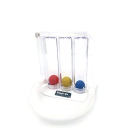 Respi-Ex Respi-Ex Deep Breathing Lung Exerciser, 3 Ball Incentive Spirometer, Washable and Hygienic Breath Measurement System, Package with Hygienic Seal