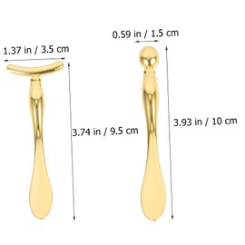 minkissy Metal Eye Cream Sticks Set of 2 Massage Roller for Improved Circulation