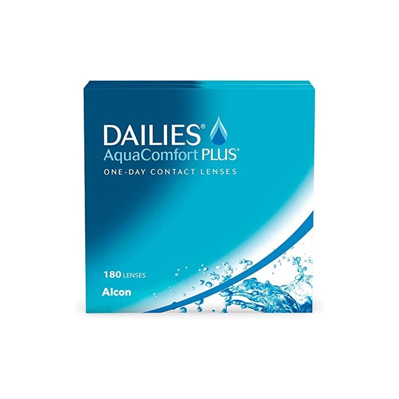 Dailies AquaComfort Plus Tageslinsen weich | 180 St√ºck | BC