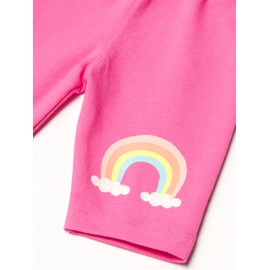 Hatley Baby Girl's Capri Leggings, Over The Rainbow, 6-9 Months