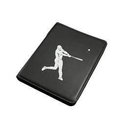 Double Sided Card Sleeves for Carrying 810 Baseball Card Binder, Trading Card Binder with a Bag of Stickers, with PU Material Cover Sports Card Binder, Baseball Card Holder, Card Binder, Black