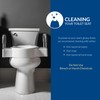 Bemis Rise 4.5" Raised Toilet Seat with Handles, Toilet Seat