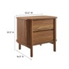 Modway Cadence Table, Walnut