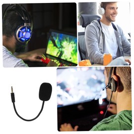 VICASKY 1pc -line Microphone for Gaming Headphones Noise Cancelling Microphone for Live Streaming and Voice Calls Compatible Computer Stage and Connector