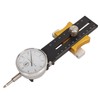 Woodworking Table Saw Dial Indicator, Stainless Steel, Black Calibration Tool