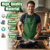 TOSHE Grembiule da cucina in cotone resistente all'acqua con grembiule