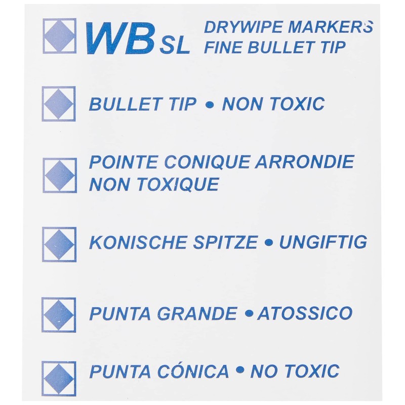 Hainenko WB SL Dry Wipe Marker with Fine Bullet Tip