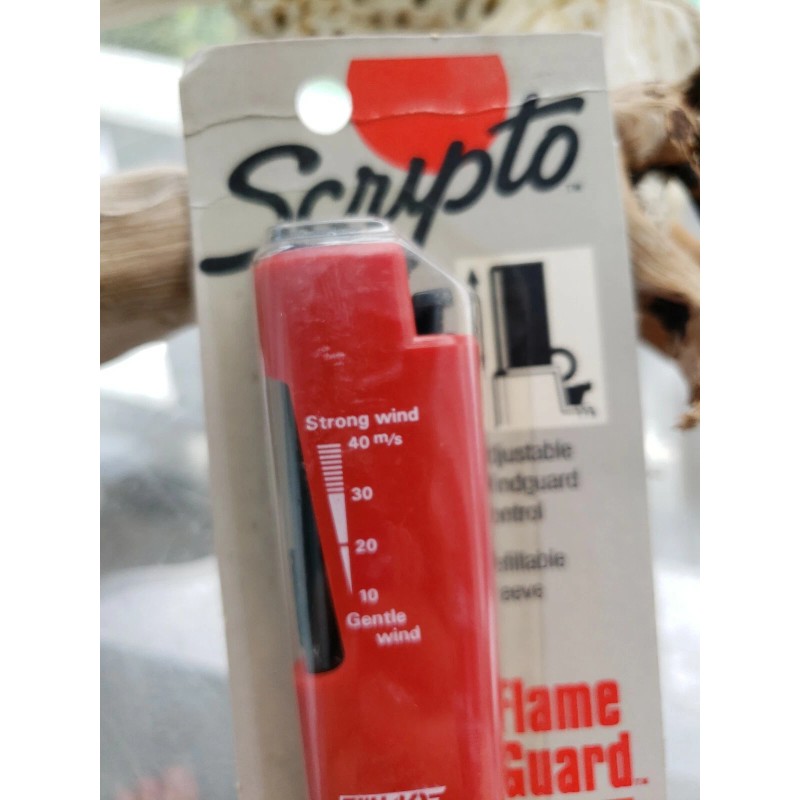 Scripto Antique Scripto Flame Guard Windguard Refillable Sleeve Lighter Original