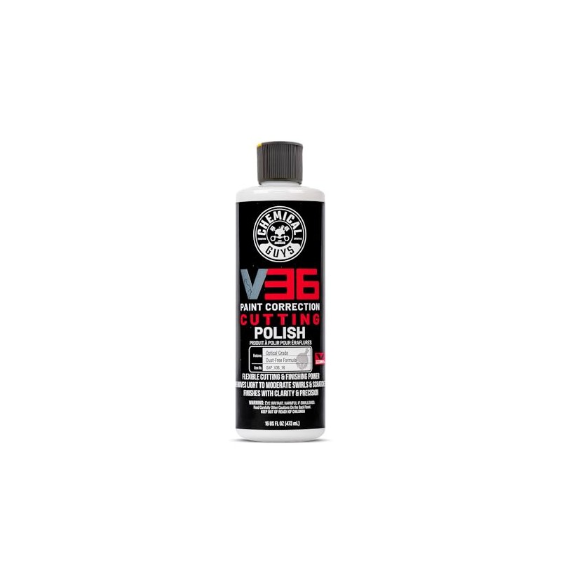 Chemical Guys Gap_V36_16 V36 Optical Grade Cutting Polish (16 oz),