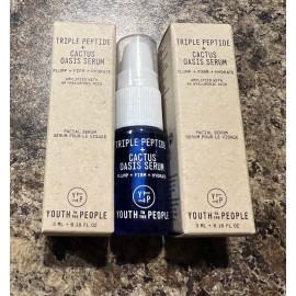 Youth To The People 3Pack YOUTH TO THE PEOPLE Triple Peptide+CactusOasis Serum 3ml Mini Size in Box!
