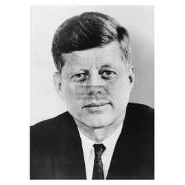 JOHN F. KENNEDY PRESIDENT OF THE UNITED STATES B&W 5X7 PHOTO REPRINT