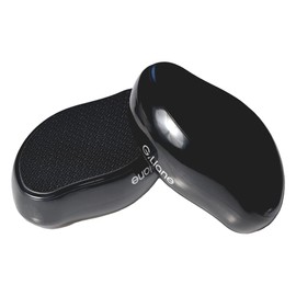 Nano Glass Callus Remover G.Liane Crystal Glass Foot File Rasp with Protective Lid Dry and Wet Perfect Painless Foot Care Callus Slicer for Hard Dead Skin Calluses Cracked Foot (Black)