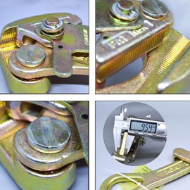 Wire Rope Tensioner Clamp, Heavy Duty Wire Tensioner, Multifunctional Wire Rope Cable Clamp for Communication Industry Household, 1 Ton