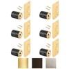 (6 Pack) Brass Plated Closet Door Drive-in Ball Catch with