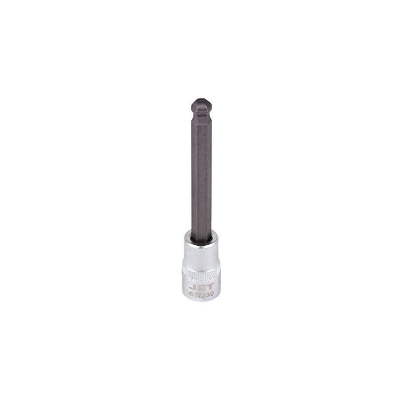 JET 677280-3/8 Drive, 10mm, Long Ball Nose Hex Bit, 4'