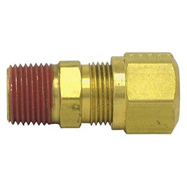 Tectran 1368-8C Male Connector (1/2"Tube-3/8"Thread)