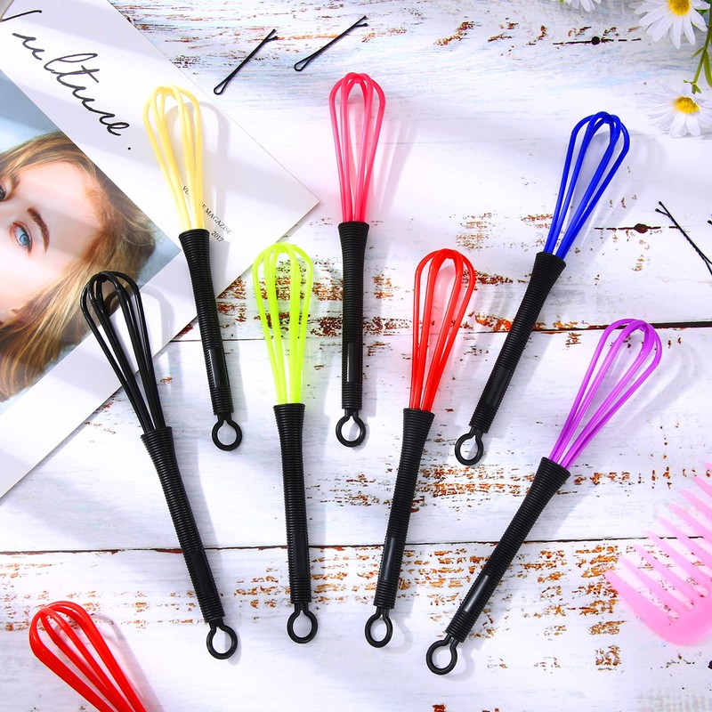 12 Pack Hair Color Whisk Mini Whisk for Hair Dye