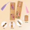 50 Pack Resin Bookmark Holder, 5.9 x 1.8 Inches Kraft