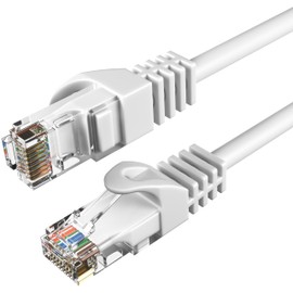 Cables Direct Online Cat6 Cable de conexión Ethernet de red de 100 pies, cable de Internet de 550 MHz, compatible con PC, portátil, módem, enrutador, televisores, cable de impresora, consolas para