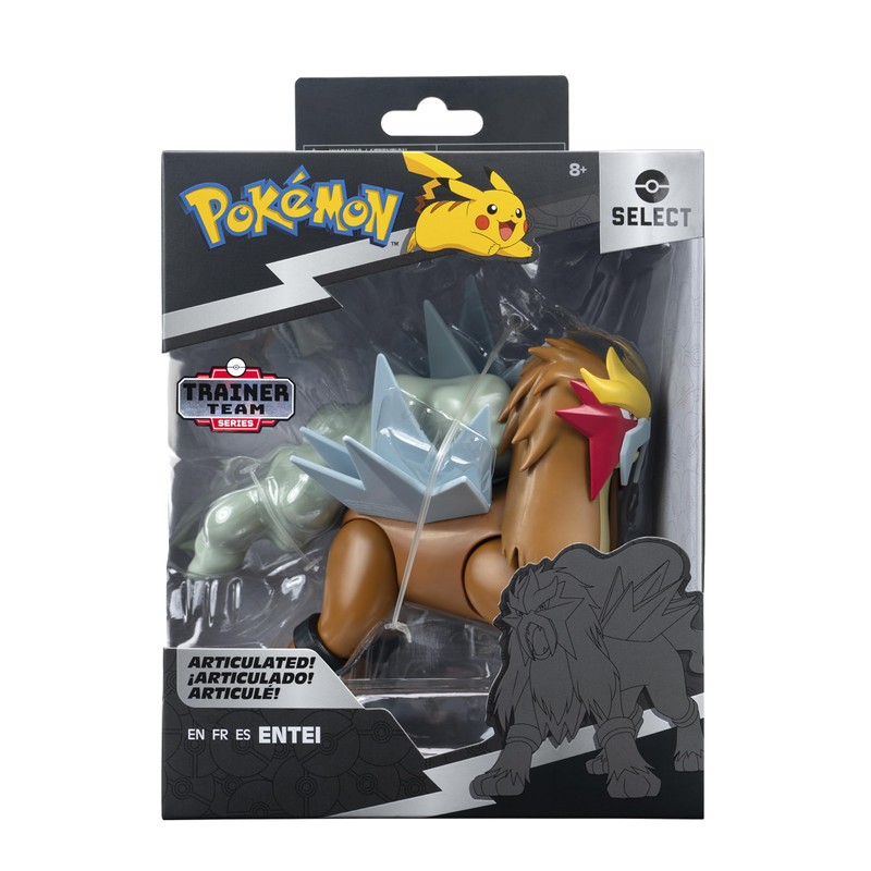 Pokémon Select Entei - 6-Inch Super-Articulated Figure with Over 15