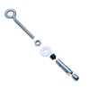 M16 Concrete Wall Eye Screw, Eye Hook Screw with Expandabe