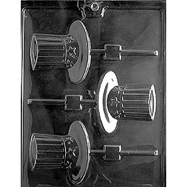 Grandmama's Goodies P020 Uncle Sam's Top Hat Lollipop Chocolate Candy Soap Mold with Exclusive Molding Instructions