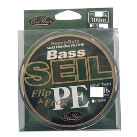 EVERGREEN BASS SEIL Flip & Flog 100m 55lb #4