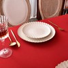MEANMOY Red 210 GSM Water & Stain Resistant Rectangle Tablecloth