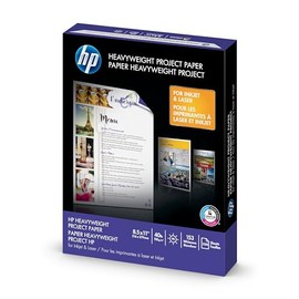 HP HeavyWeight Project Paper, Matte, 8.5x11 in, 40 lb, 250 sheets, works with inkjet, PageWide, laser printers (Z4R14A)