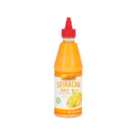 Lee Kum Kee Sriracha Mayo (15 oz - 1 Pack), Cage-Free Eggs, Gluten Free, Creamy Spicy Mayonnaise Sauce for Sandwiches, Burgers, Toasts, Salads, Spreads or Dips, Fries, and Sushi