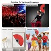 Glitter bling Large Folding Fan-Hand Fan Rave Clack Popping Fan