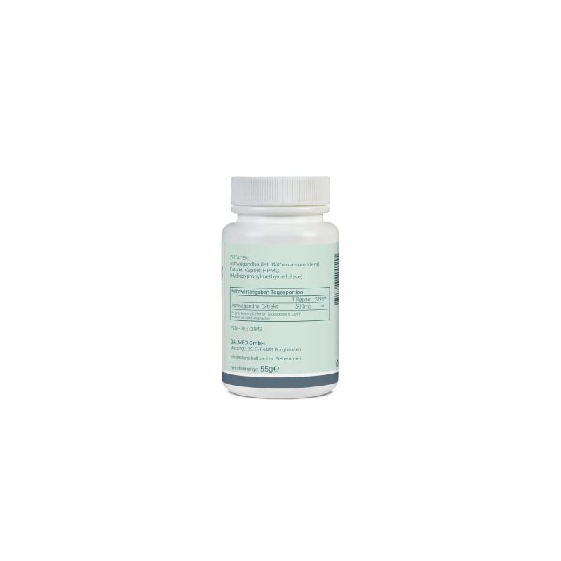 Ashwagandha – 90 Capsules (1 Capsules Contains: 500 mg Ashwagandha