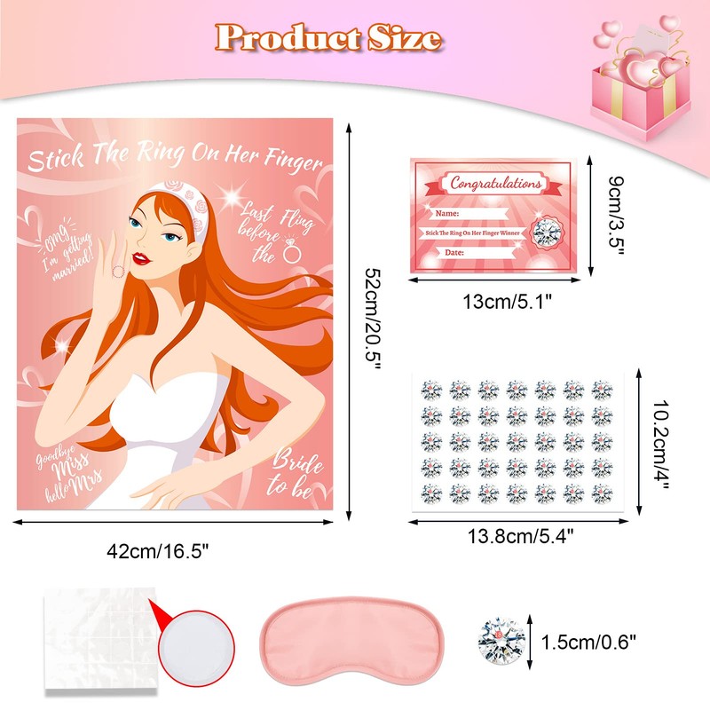 HOWAF Hen Party Games for Adults, Hen Do Games, Pin