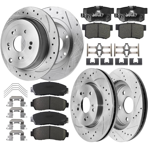 AUTOCLUB Front 11.65 in and Rear 11.99 in Brake Kit