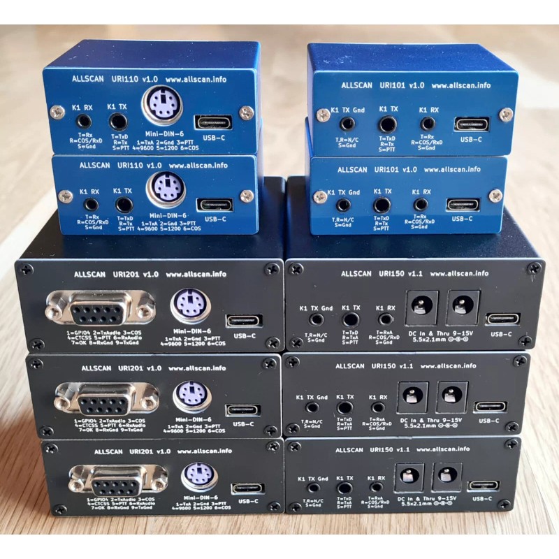 Universal AllScan URI110 USB Radio Interface AllStar EchoLink for Mobile