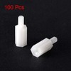 sourcing map M3 10+6mm F/M Nylon Hex Standoff Spacer Screws