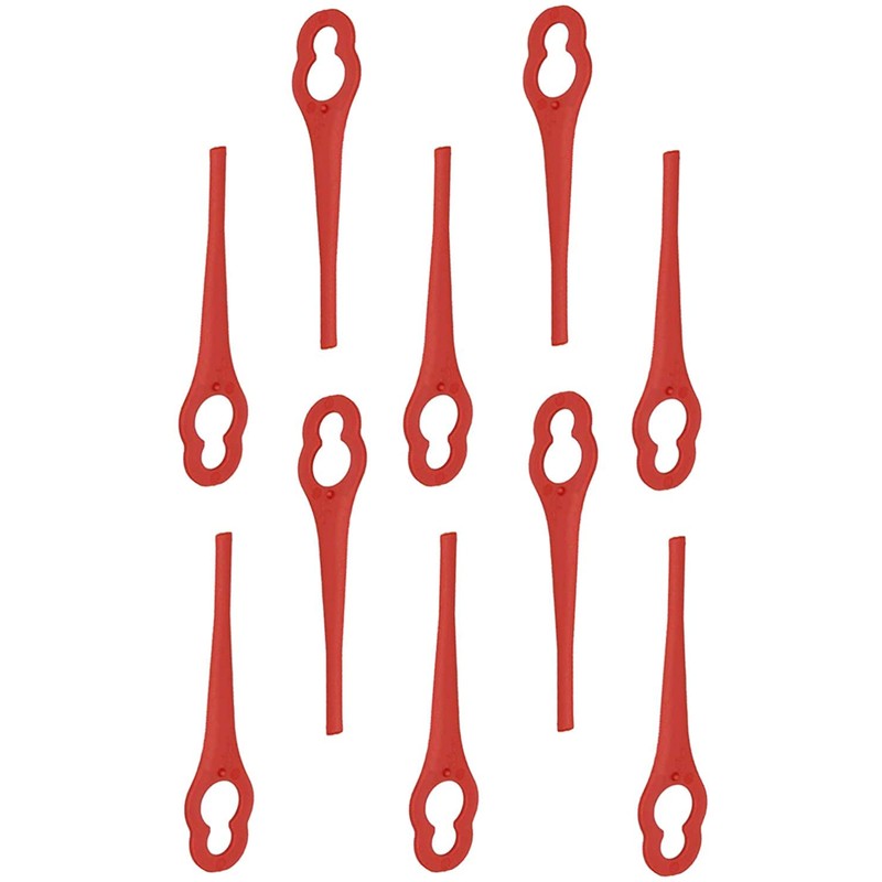 Spares2go Plastic Blades for Ozito Strimmer Trimmer (Pack of 20,